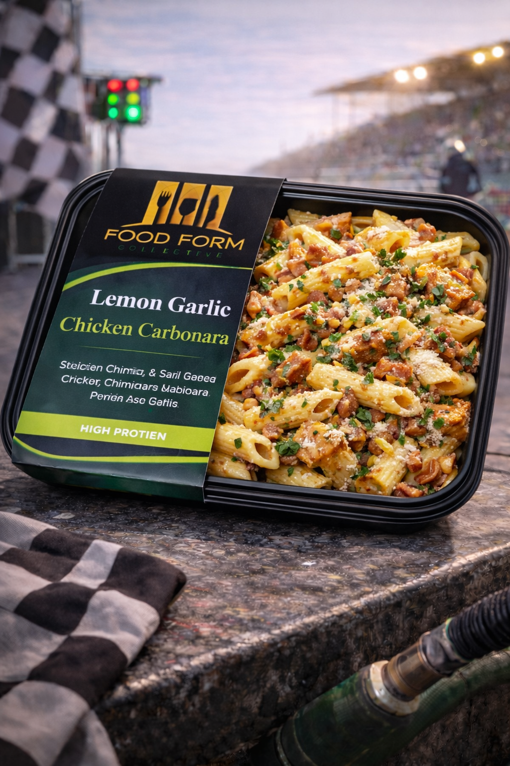 Lemon Garlic Chicken Carbonara