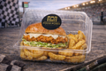 Crispy Chicken Burger with Chips