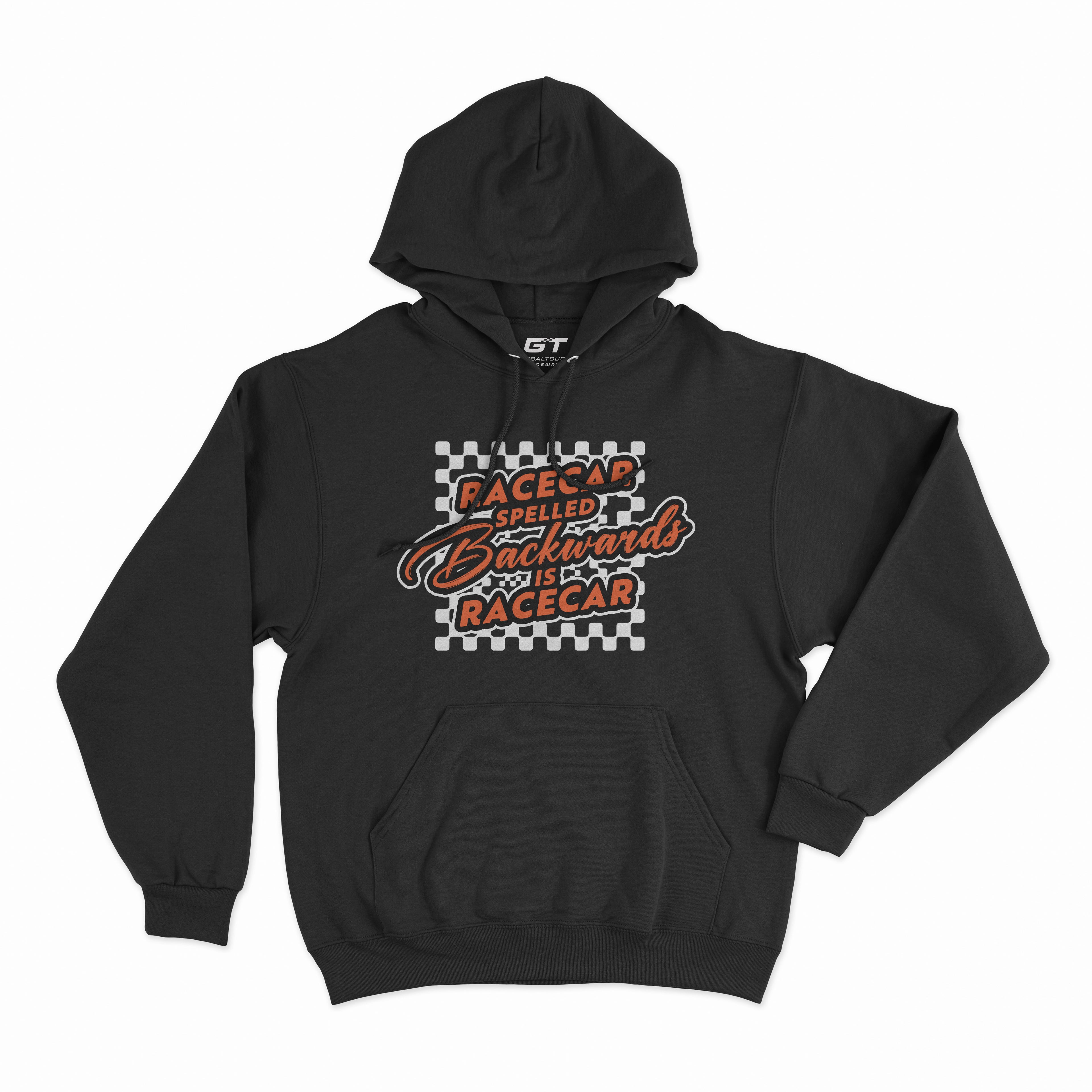 Hoodie - Racecar Spelled Backwards